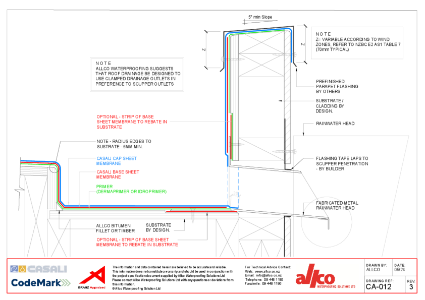 Allco Waterproofing Solutions | CAD