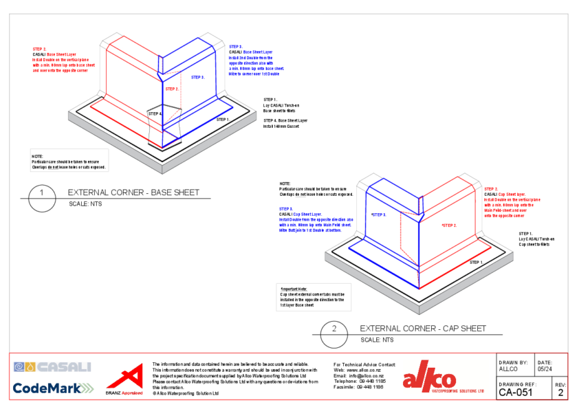 Allco Waterproofing Solutions | CAD